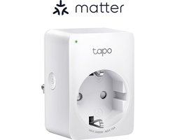 TP-Link Tapo P110M - Mini Slimme Stekker -Matter-gecertificeerd - Wifi Stopcontact - Energiebewaking