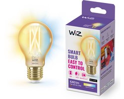 WiZ Filamentlamp Slimme LED Verlichting - Warm- tot Koelwit Licht - E27 - 50W - Goud - WiFi