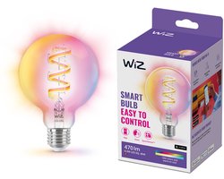 WiZ Globe Filament - Slimme LED-verlichting - Gekleurd en Wit licht - E27 - 40W - Transparant - Wi-Fi