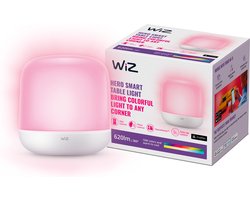 WiZ Hero Tafellamp Slimme LED verlichting - Gekleurd en Wit licht - Wi-Fi - Wit