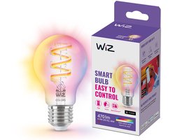 WiZ Lamp Filament - Slimme LED-verlichting - Gekleurd en Wit licht - E27 - 40W - Transparant - Wi-Fi