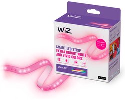 WiZ Ledstrip Starterset Slimme LED Verlichting - Gekleurd en Wit Licht - 2 Meter - WiFi - Basis