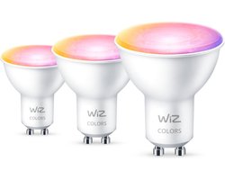 WiZ Spot 3-pack - Slimme LED-Verlichting - Gekleurd en Wit Licht - GU10 - 50W - Wi-Fi