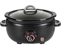 Berlinger Haus 3.5L Slow Cooker - Black-Rose Gold - BH9669 - Luxueus en Energiezuinig