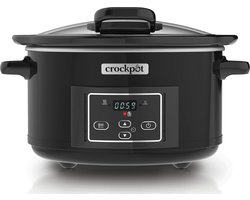 CrockPot Slow Cooker zwart 4,7L Klapdeksel new DNA