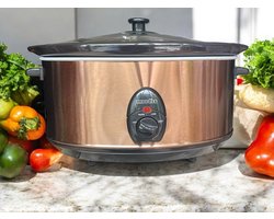 Moodzz - MZ-2304 - Elektrische Slowcooker - 4.5 L - Koperkleurig