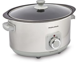 Morphy Richards Slow Cooker Sear&Stew 6.5L - RVS - Binnenpan aluminium