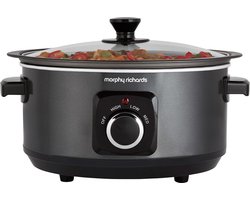 Morphy Richards Slowcooker 460012 - 3.5 Liter - Sear and Stew - Zwart