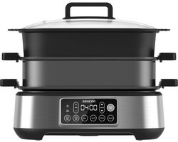 Multifunctionele slowcooker en grill - SENCOR - SPR 6300BK - 6 L - Zwart