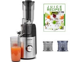 AMZCHEF - 250W - Slow Juicer - 85MM Wide Shaft - Juicer Winnaar van de groente- en fruittest