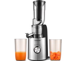 AMZCHEF - Slow Juicer - 250W - 85mm Breed - Verstoppingsvrij Filter