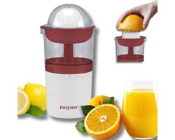 Beper Citruspers - Citrusjuicer - Juicer - Sinaasappelpers Elektrisch - Fruitpers - Citroenpers - Handpers - Wit