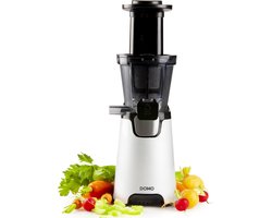 Domo DO9248J Slow Juicer - Sapcentrifuge - 150W - Health Booster - Wit/Zwart