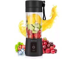 Draagbare slowjuicer Elektrische Juicer blender smoothie Usb Mini Fruit Mixer blender to go Voedsel Milkshake Multifunctionele Sap Maker Machine Oplaadbare, zwart