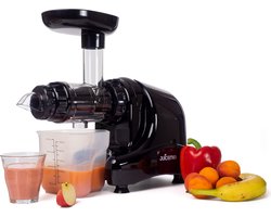 JuiceMe DA 1000 Slowjuicer - Sapcentrifuge - Groente en Fruit - Smoothie Maker - BPA vrij - Shiny Black