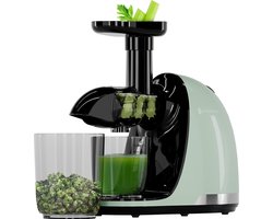 KitchenBrothers Slowjuicer - Juicer - Groenten en Fruitpers - 700ml - Met Pulpreservoir - Juice Maker - Pastel Groen