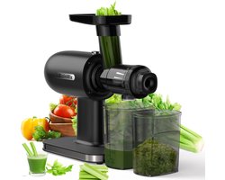 Momentum® - Slowjuicer - Sapcentrifuge - Cold Press - Groente en Fruit Blender - Krachtige Motor - Zwart