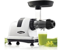 Omega MM900HDS - Chroom - Selderij slowjuicer - verticaal - Anthony William