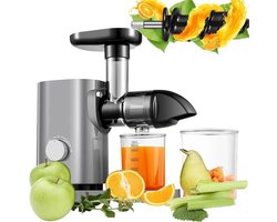 Sapcentrifuge - Slowjuicer - Sapcentrifuges groenten en fruit - Grijs