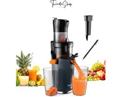 TwindleShop® - Slowjuicer - Sapcentrifuges Groente En Fruit - Sap Extractor - Krachtige Motor - 17.8 x 17.8 x 43.8 cm (l x b x h)