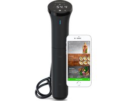 Anova Nano 3.0 WiFi Sous Vide Precisiekoker (850W) – Nauwkeurige Temp. Controle tot 0,1ºC, LCD Touch met de Anova app, 30L Capaciteit, Verwarmt tot 92ºC