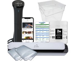 Anova Nano sous-vide stick voordeelbundel met vacuümmachine Ziva SlimTouch en 18 liter water reservoir