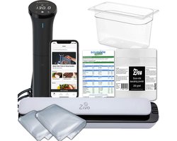 Anova Nano sous-vide stick voordeelbundel met vacuümmachine Ziva Slimtouch en 7 liter water reservoir