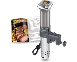 KitchenBoss Sous Vide Koker - Roner met lage Temperatuur - 1100 W - IPX7 Waterdicht - RVS