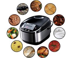 Multicooker - Rijstkoker - Slowcooker - Stomer - Snelkookpan - Meerdere Functies - Pressure Cooker