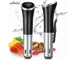 Verkoop Nederland® - Wancle - 1100W - Sous Vide - LCD Touch - Onderdompeling - Circulatiepomp - Nauwkeurig Koken - IPX7 Waterdichte Vacuümkoker - Met Digitaal Display