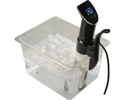 Wartmann WM-1507 SV - Sous vide stick met 250 isolatieballen voor energiebesparing