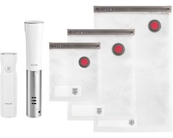 Zwilling Fresh & Save - Sous Vide Stick - Vacuümpomp - Herbruikbare Vacuümzakken