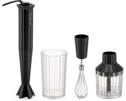 Alessi Staafmixer Set Plissé - Zwart - Michele de Lucchi - MDL10S B