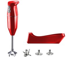 Bamix Cordless Plus draadloze staafmixer 34 cm rood