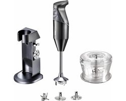 Bamix Deluxe Staafmixer Zwart - 200W - Met accessoires