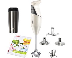 Bamix - Staafmixer - To Go-box - 200 cream - met Thermische beker