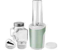 Blender Smoothie Bereider - Kunststof Roestvrij Staal Glas 600 ml Mintgroen - 450 W