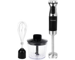 Blokker Staafmixer Set met Hakmolen RVS 1000W – Multifunctionele Hand Blender - Elektrische Garde