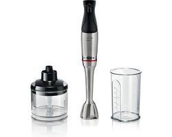 Bosch Serie 6 MSM6M820 blender Staafmixer 1200 W Zwart, Roestvrijstaal