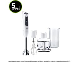 Braun MultiQuick 3 - MQ 3135 WH Sauce - Staafmixer - Wit