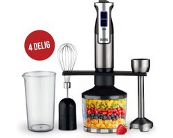 DistinQ Staafmixer Set - 4-delig - 800 Watt - Hakmolen - Staafmixer - Garde & Maatbeker