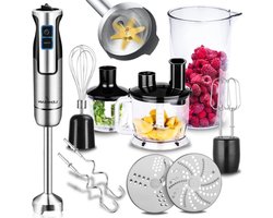 Lehmann® Staafmixer - Staafmixers - Staafmixer Set - Staafmixer Met Hakmolen - Staafmixerset - Hand Blender - Hakmolen Elektrisch - Hakmolen