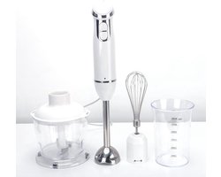 Swiss Pro+ - Multifunctionele staafmixer met blender en klopper - 700 W - RVS - mixer