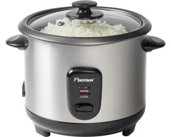 Multicooker - Rijstkoker - 1L - Multicooker - Rice Cooker - Slowcooker – Stoomkoker – 400Watt – Stoomkoker – Stoompan- Zwart/ Zilver