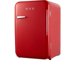 MOA Retro Koelkast Tafelmodel - 115 Liter - Hoogglans Rood - RF130R