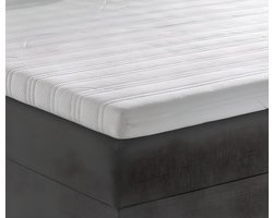 Bamboo topdekmatras 140x200 koudschuim deluxe - circa 7 cm dikke topper