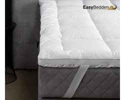 Easy Bedden 3D Air Basic Topmatras - Topdekmatras - Topper Matras – Oplegmatras - Matrastopper - Matrasbeschermer - Matrashoes - 140 x 200 cm – Anti Allergisch - Wasbaar