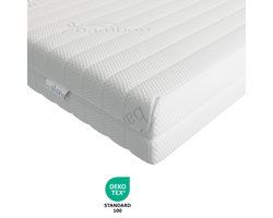 Evy Bedding® - Topper 120x200 - Topmatras - Topdekmatras - 7cm dik - HR Koudschuim - Afritsbaar en wasbaar - Matrastopper