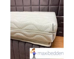 Maxibedden Dream - Topmatras - 160x200 - Topper Matras HR Koudschuim - Hybrid - Topdekmatras - 9cm - Afritsbaar Wasbaar Tijk - Orthopedisch Purschuim - 4 Seizoens Topper Hotel XL - Anti Bacterieel - Gratis Retour