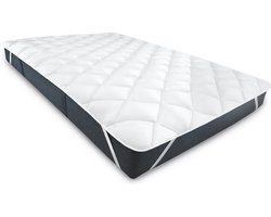 Soft Topper 120x200 - Matras topper van microvezel - met Hoekelastieken - Matrasbeschermer 120x200 waasbaar